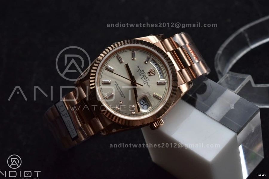 vr3255 904L Edition Silver Steel Weight) Best Bracelet (Gain Dial 36 with on RG President QF DayDate Diamond Stick V5 0219